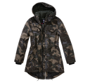 Parka Brandit Marsh Lake coupe femme à pans longs doublure matelassée et peluche