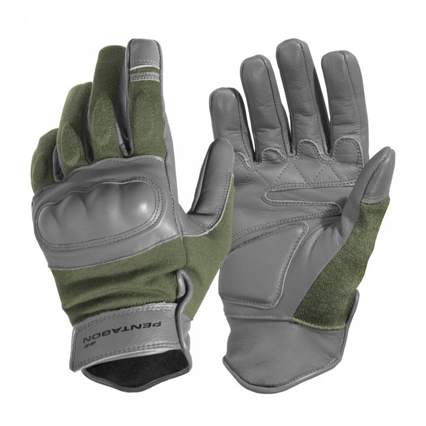 Gants Pentagon Storm en Nomex DuPont cuir de vachette paume intérieure en chevreau
