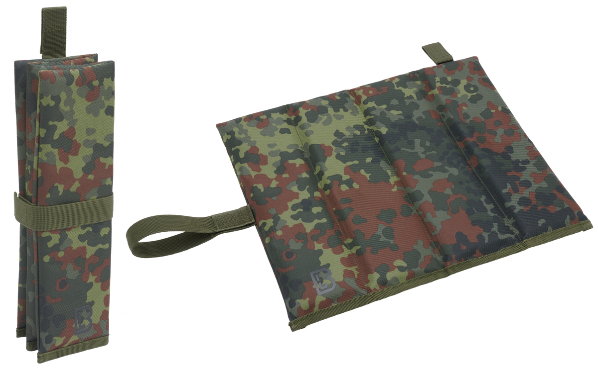 Coussin d'assise pliable Brandit Sit Mat 31 x 9 x 6 cm polyester enduit garni de mousse