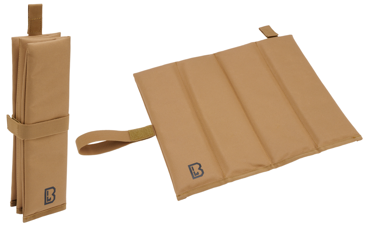 Coussin d'assise pliable Brandit Sit Mat 31 x 9 x 6 cm polyester enduit garni de mousse