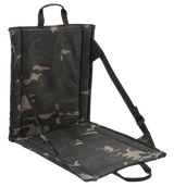 Siège pliant Brandit Foldable Seat 40 x 38 cm dossier inclinable et poche filet double