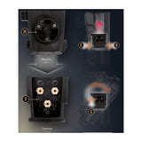 Adaptateur holster rotatif à déconnexion rapide Vega Holster R.D.Q.A. en polymère (ceinturon, cuisse, MOLLE)