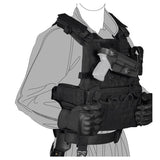Adaptateur holster rotatif à déconnexion rapide Vega Holster R.D.Q.A. en polymère (ceinturon, cuisse, MOLLE)