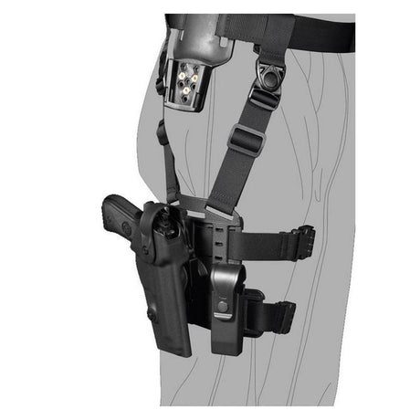 Adaptateur holster rotatif à déconnexion rapide Vega Holster R.D.Q.A. en polymère (ceinturon, cuisse, MOLLE)