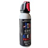 Aérosol de défense CBM Gel au poivre OC + Capot Accusol 100 ml — fabrication française