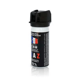 Aérosol de défense CBM gaz lacrymogène CS + Capot Clapet 50 ml