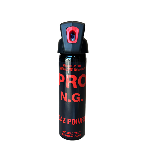 Aérosol de défense CBM gaz lacrymogène au poivre OC + Poignée N.G 100 ml — fabrication française