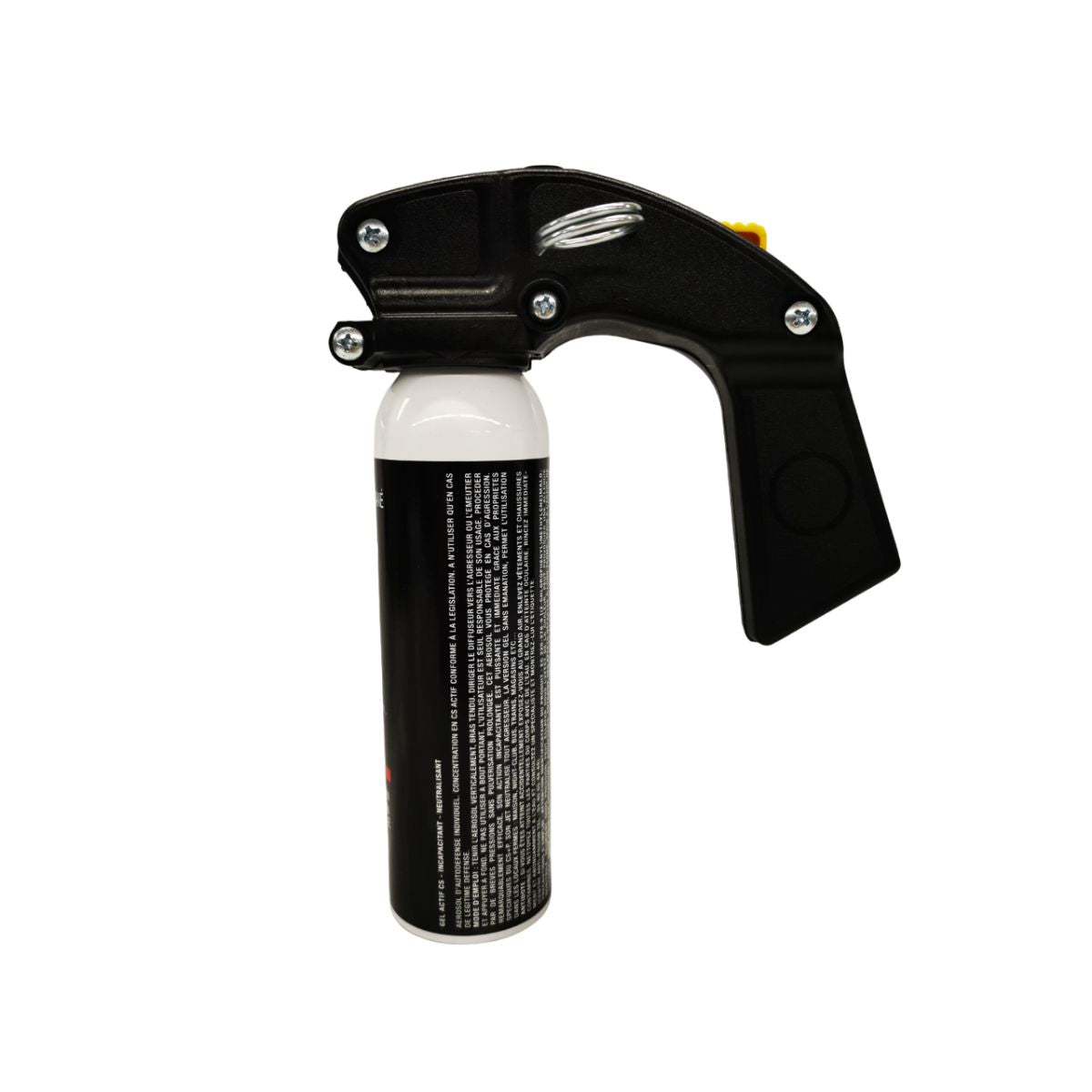 Aérosol de défense CBM gel lacrymogène CS + Poignée Standard 100 ml — fabrication française