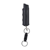 Aérosol lacrymogène Sabre Red porte-clés jet puissant 25 giclées sécurité à verrou