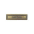 Agrafe Sentinelle Bronze