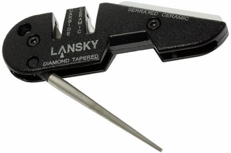 Aiguiseur Lansky Blade Medic 4-en-1 de poche carbure céramique et diamant