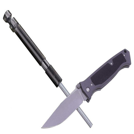 Aiguiseur Lansky Tactical Rod tige diamant rétractable avec pointe carbure de tungstène