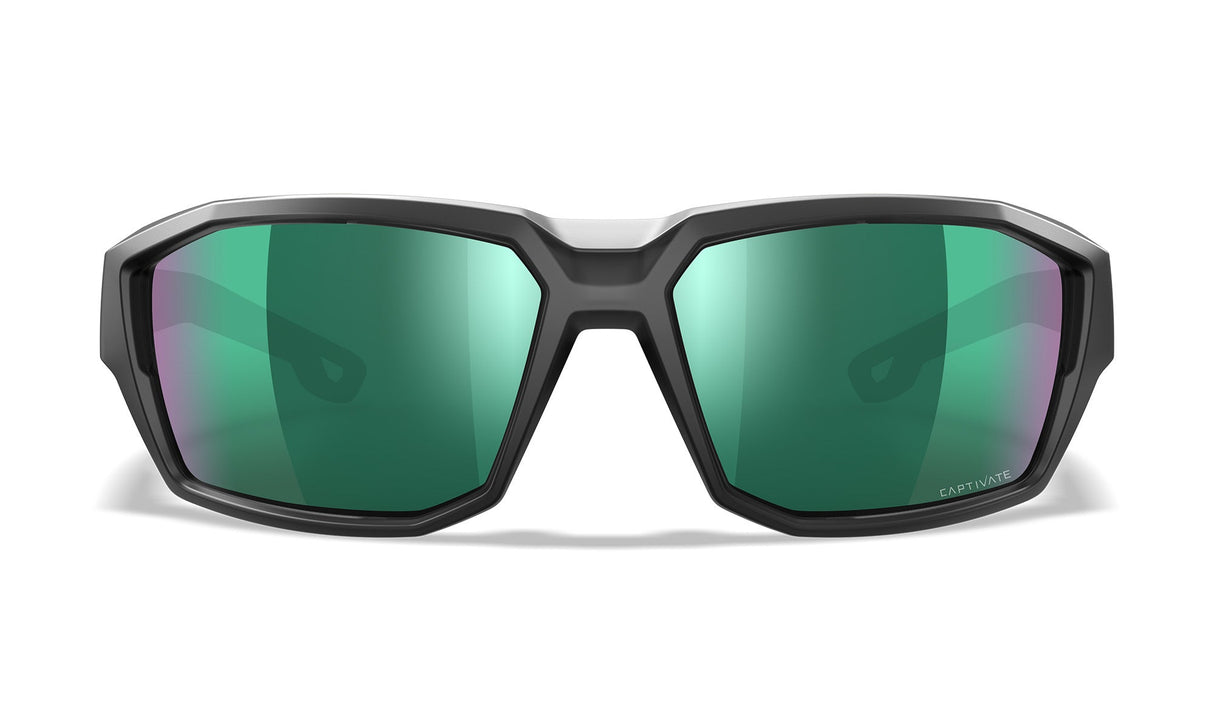 Lunettes balistiques Wiley X WX Alpine MIL-PRF-32432A verres polarisés Captivate noir translucide