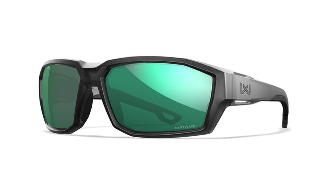 Lunettes balistiques Wiley X WX Alpine MIL-PRF-32432A verres polarisés Captivate noir translucide