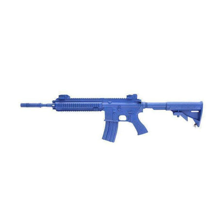 Arme d'entraînement Blueguns HK 417 crosse repliée — réplique inerte en polyuréthane renforcé acier