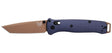 Couteau pliant Benchmade Bailout Crater Blue 537 acier CPM M4 lame 86 mm