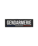 Bande de poitrine Gendarmerie GK Pro en gomme à dos auto-agrippant en deux formats