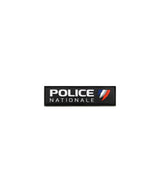 Bande de poitrine Police Nationale GK Pro en gomme à dos auto-agrippant deux formats