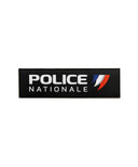Bande de poitrine Police Nationale GK Pro en gomme à dos auto-agrippant deux formats