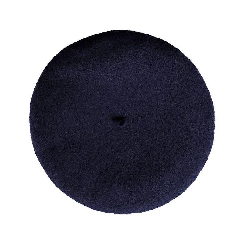 Béret tarte Le Centurion Chasseur Alpin en laine, bord cuir et doublure acétate