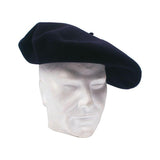 Béret tarte Le Centurion Chasseur Alpin en laine, bord cuir et doublure acétate
