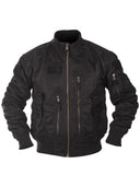 Blouson aviateur US Tactical Mil-Tec en nylon avec surfaces auto-agrippantes