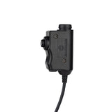 Boîtier PTT Earmor M51 prise Nexus TP-120 OTAN pour poste radio Hytera BD505