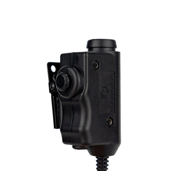 Boîtier PTT Earmor M51 prise Nexus TP-120 OTAN pour radio Kenwood 2 broches