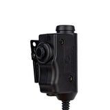 Boîtier PTT Earmor M51 prise Nexus TP-120 OTAN pour radio Kenwood 2 broches