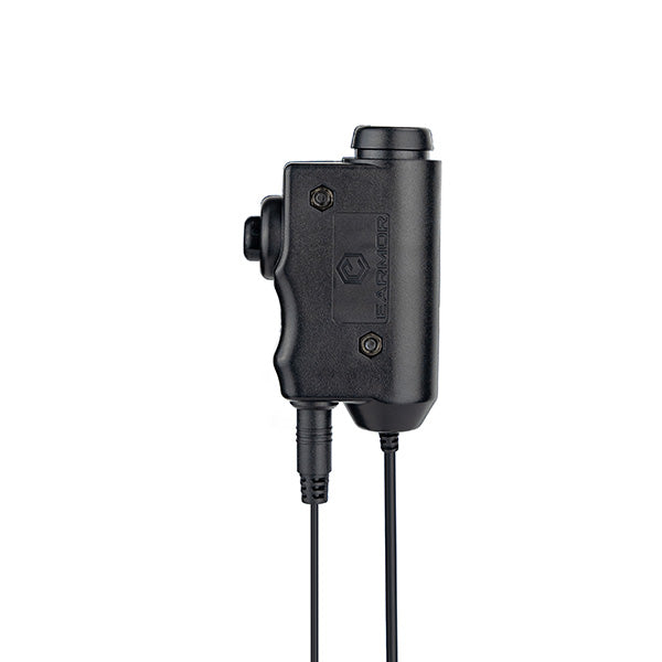 Boîtier PTT Earmor M52 avec bouton déporté M50 pour radio Hytera PD780