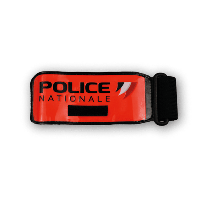 Brassard Police Nationale GK Pro 160 x 65 mm rétroréfléchissant avec emplacement RIO