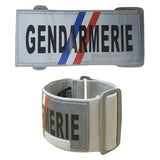 Brassard d'identification Gendarmerie Patrol Equipement rétroréfléchissant 7 cm