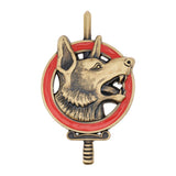 Brevet de maître-chien Boussemart insigne de qualification cynophile en métal
