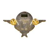 Brevet parachutiste chef de section Boussemart insigne de qualification en métal