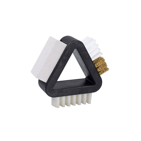 Brosse à chaussure Lowa Pflegebürste crin de cheval sur corps en bois véritable