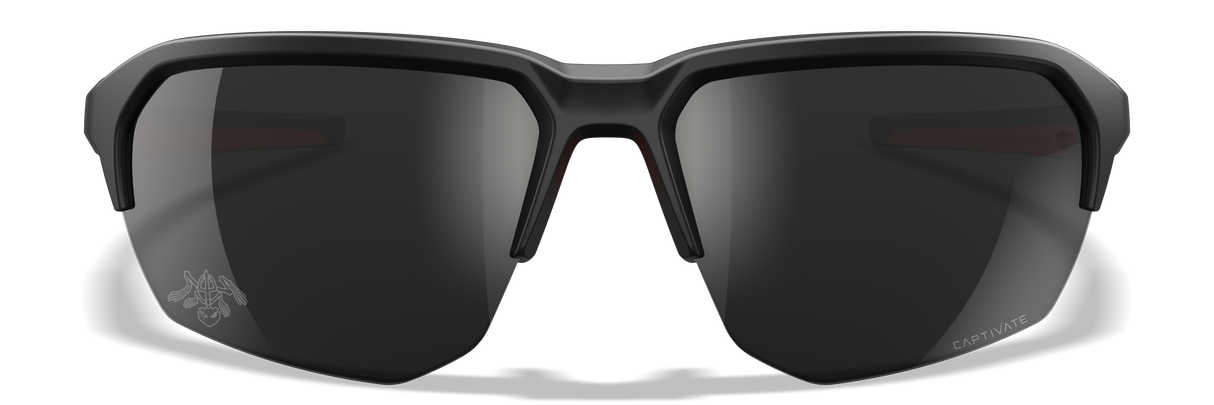 Lunettes balistiques Wiley X WX JAKL American Sniper MIL-PRF-32432A verres Captivate noir et rouge