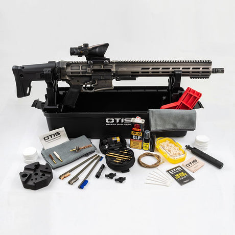 Caisse avec kits de nettoyage Otis AR Elite pour stand de tir