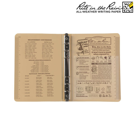 Carnet Rite In The Rain à spirale latérale 21,5 × 27,9 cm 84 pages réglure Universal