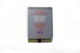 Carnet de notes BCB Write Wet en papier imperméable recyclable avec crayon fourni