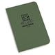Carnet de notes étanche Rite in the Rain 954 format 9 x 13 cm 56 feuilles couverture souple