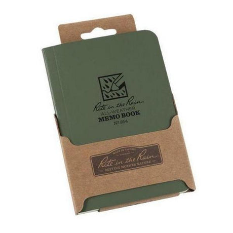 Carnet de notes étanche Rite in the Rain 954 format 9 x 13 cm 56 feuilles couverture souple