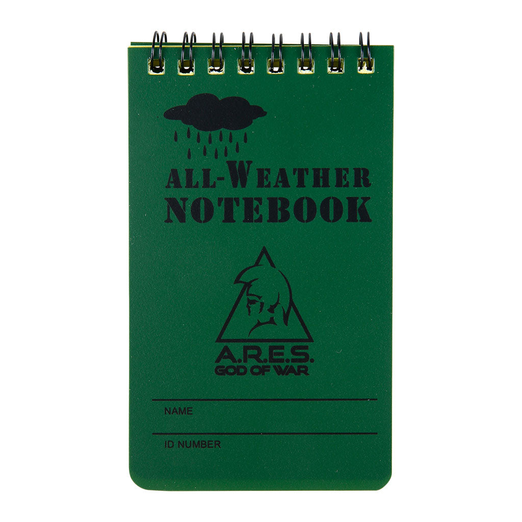 Carnet étanche Ares petit modèle pour la prise de notes en poche par tous temps