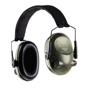 Casque anti-bruit actif Mil-Tec conforme SNR 25 dB