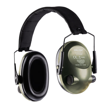 Casque anti-bruit actif Mil-Tec conforme SNR 25 dB