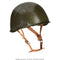 Casque de combat hongrois de présentation à coiffe de cuir, coque neutralisée
