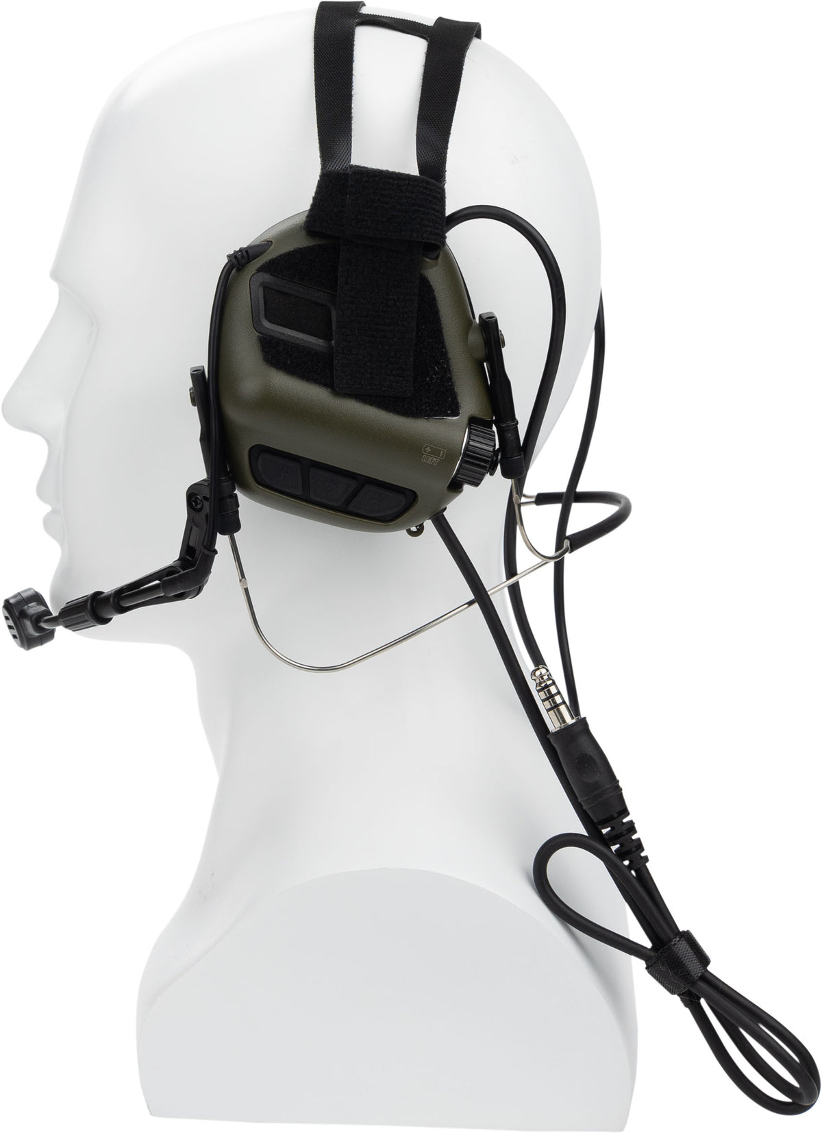Casque de communication Earmor M32 Mark 4 NRR 22 dB prise U-174 OTAN micro détachable