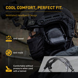 Casque de communication bi-canal Earmor M33 PRO deux réseaux radio simultanés