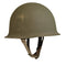 Casque de présentation français modèle M51 avec sa coiffe, pièce d'occasion