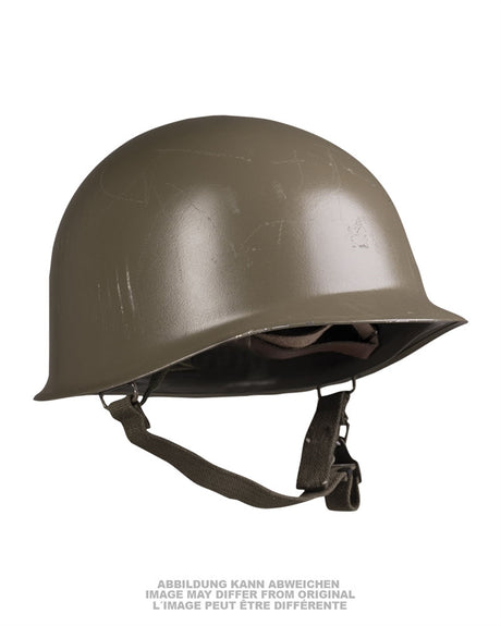 Casque de présentation type US modèle M1 avec son sous-casque, stock ancien