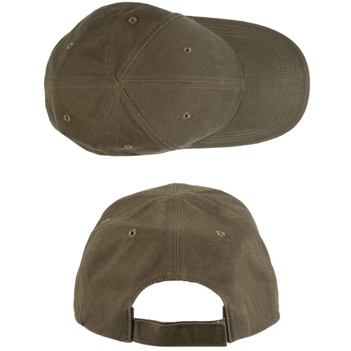 Casquette Mil-Tec Sandwich Style en coton 100 % avec aérations latérales et bandeau anti-transpiration